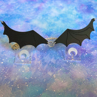 Matte Bat Wing Collar Necklace